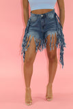 He's Mine Denim Shorts