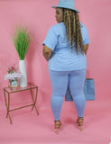 Chill Legging Set Plus - Spring Blue