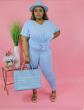 Chill Legging Set Plus - Spring Blue