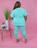 Chill Legging Set Plus - Mint